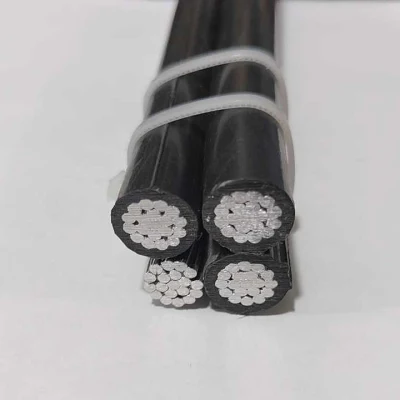 Conduttore in alluminio antenna in fascio duplex 500 MCM mm 500 mm2 Cavo ABC Aluminio XLPE