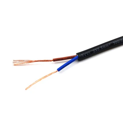 Filo elettrico 300 300V flessibile da 2,5 mm RVV BV per la vendita a caldo Cavo RVV a 3 conduttori