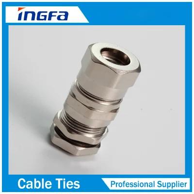 Pressacavo metallico impermeabile elettrico IP68 con filettatura metrica M20 M32