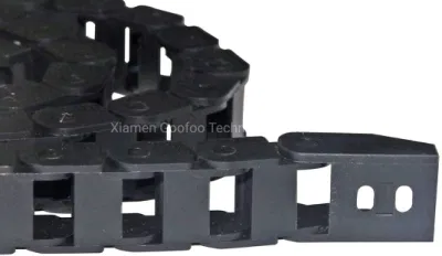 Catena di trascinamento per cavi CNC plastica semi-chiusa per trasporto di fili Trascina linea di traino per stampante 3D