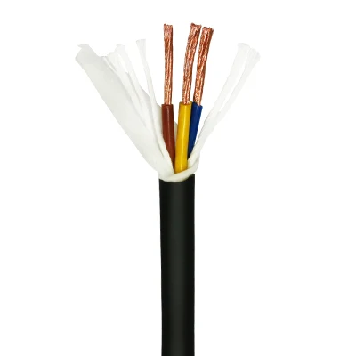 Filo isolato in PVC nero da 1.5 mm resistente alle alte temperature 4 Conduttori conduttori conduttori conduttori in rame cavi elettrici