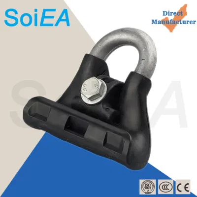 Accessori per raccordi di alimentazione elettrica morsetto a sospensione per cavi in fibra ottica di plastica Accessori di potenza PER serracavo a sospensione ADS