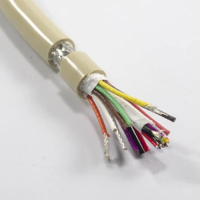 Cavo per RM non magnetico a 24 conduttori con 12 coassiali RF 32 AWG E 12 diametro esterno complessivo del filo di segnale 8,5 mm e diametro a. Protezione 6,75 mm