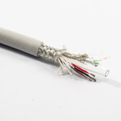 Cavo per RM non magnetico a 24 conduttori con 12 coassiali RF 32 AWG E 12 diametro esterno complessivo del filo di segnale 8,5 mm e diametro a. Protezione 6,75 mm