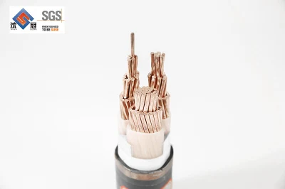 Cavo blindato XLPE Swa 4 conduttori in rame PVC Shenguan 0.6/1 kv Cavo elettrico per applicazioni sotterranee 4X25mm2 cavo solare TUV PV1-F H1z2z2-K