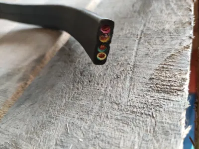  Gru flessibile cavo piatto elettrico gomma 4*4mm2