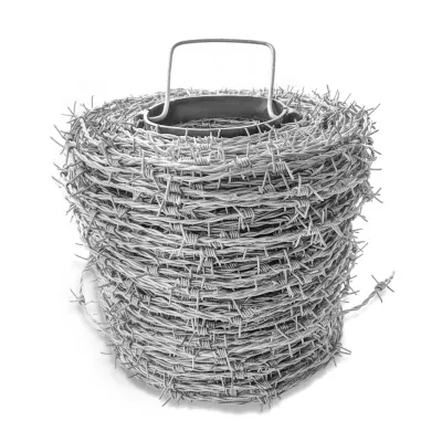 Filo ondinato zincato a caldo doppio intrecciato 15gague 200 m lunghezza Rotolo per fence
