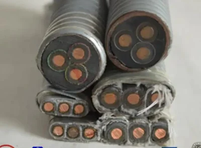 Cavo di alimentazione da 2 AWG per cavo ESP per pompa elettrica sommersa Armatura