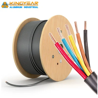 Conduttore solido in rame per cavo elettrico Kuwait da 2,5 mm per impieghi pesanti duplex BV cavo elettrico isolato in PVC