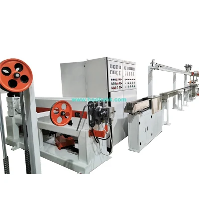 Apparecchiature per la produzione di cavi 80+50 PLC macchina per estrusione di fili da costruzione