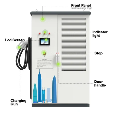 Caricabatteria da 360 kW CC con montaggio a terra di tipo EV Super rapido Caricabatterie per auto elettrico CCS2 caricabatteria per auto CE ISO Alimentatore RoHS Ocpp1,6j