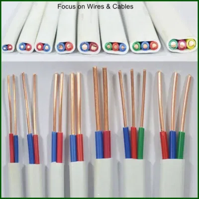 Cavo elettrico a 2 conduttori in rame PVC da 1,0 mm e 1,5 mm Cavo