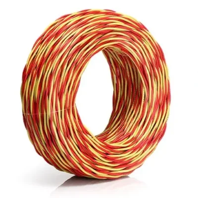 Cavo elettrico RVS a 2 conduttori RTS a coppia intrecciata da 450/750V 0.5 0.75 1 1.5 2.5 mm isolamento in PVC flessibile intrecciato Filo