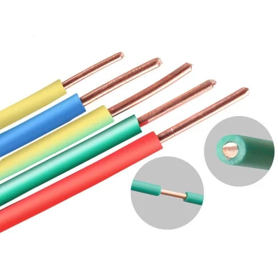 Cavo elettrico in nylon per edifici da 2 mm con conduttore in rame da 3,5 mm, isolamento in PVC Cavo elettrico Thwn