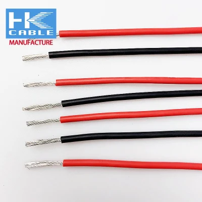 Filo di collegamento UL a conduttore singolo 24 AWG con gancio 105c 300 V. Cavo di riscaldamento in PVC a filo di rame nudo UL1569