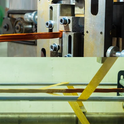 Magnete a doppio strato piatto in alluminio, 3 conduttori, 2,5 mm elettrico Cavi di alimentazione armati per uso sotterraneo EI con cavo in alluminio