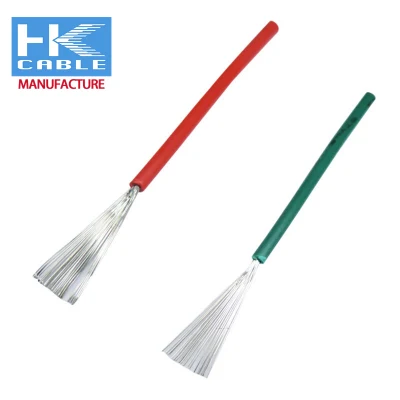 Filo di collegamento UL a conduttore singolo 24 AWG con gancio 105c 300 V. Cavo di riscaldamento in PVC a filo di rame nudo UL1569