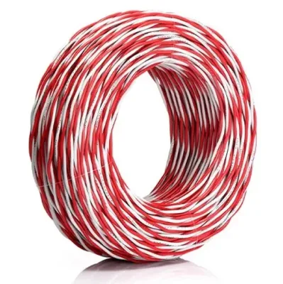 Cavo elettrico RVS a 2 conduttori RTS a coppia intrecciata da 450/750V 0.5 0.75 1 1.5 2.5 mm isolamento in PVC flessibile intrecciato Filo