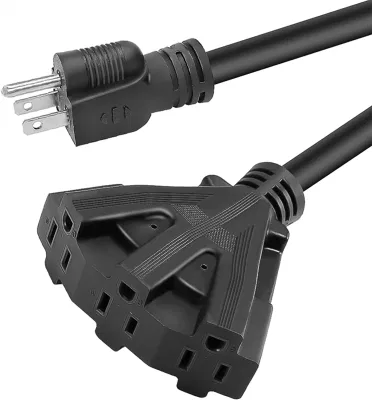 Cavo di prolunga NEMA personalizzato professionale più venduto per esterni Alimentazione elettrica flessibile CSA UL 14AWG con filo di rame 3c a 3 uscite Cavo Sjtw Sjtow Sjtoow