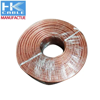 Produzione professionale in fabbrica OFC pure Copper 2 nuclei Flat AWG Manicotto a Y del cavo dell&prime;altoparlante