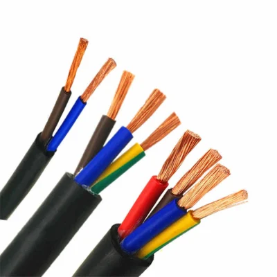 Cavo elettrico a 3 conduttori cavo flessibile in rame da 1.5 mm Cavo a 3 conduttori RVV H05VV-F.