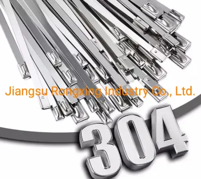 Fascetta per cavi in acciaio inox con blocco a sfera 4,6 mm * 100 mm