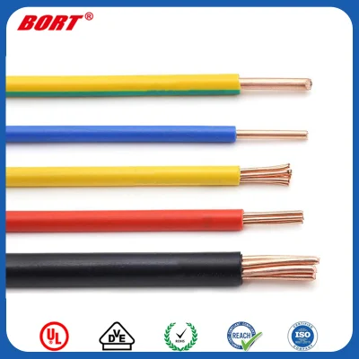 Cavo auto standard approvato RoHS Germania isolamento in PVC Flry-a 0.75/1/1.5/2 Filo elettrico a conduttore singolo da mm per uso automobilistico