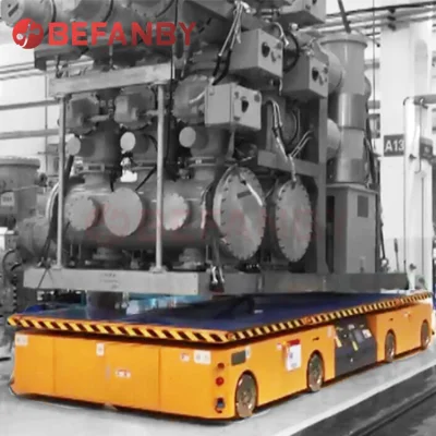 Autopropulsione elettrica motore azionato da 200-500 tonnellate Transporter cantiere senza pista Carrello