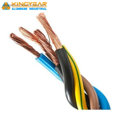 Conduttore solido in rame per cavo elettrico Kuwait da 2,5 mm per impieghi pesanti duplex BV cavo elettrico isolato in PVC