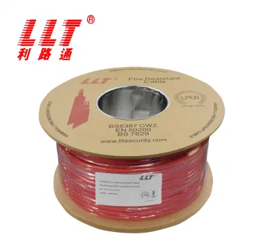 Cavo ignifugo da 1.5 mm a 2 nuclei Made in China Che hanno una bassa emissione di fumo e gas corrosivi quando Colpito da fuoco con 2 ore di fuoco nominale