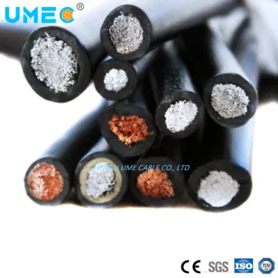 AC200V 2/0 1/0 AWG 25 mm 35 mm2 50 mm 70 mm 250 mcm gomma Cavo di saldatura in rame flessibile H05RN-F. isolante
