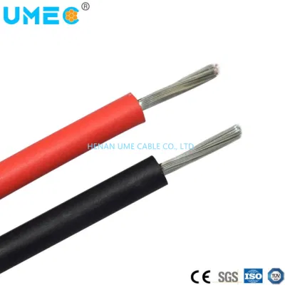 Cavo elettrico solare a conduttore singolo con approvazione CE da 2,5 mm2 4 mm2 6 mm2 10 mm2 12 AWG 14 AWG XLPE PV1-F CC Cavo elettrico