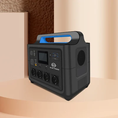 Generatore elettrico per campo da centrale elettrica Bloopower 1000 W 1500 W 2000 W 3000 W. Caricabatterie domestico LiFePO4 agli ioni di litio Mini a uscita multipla