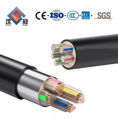 Shenguan DC 4 mm 6 mm 10 mm 20 mm puleggia di rame solare PV Cavo elettrico per cavi elettrici di alimentazione a bassa tensione XLPE Cavi