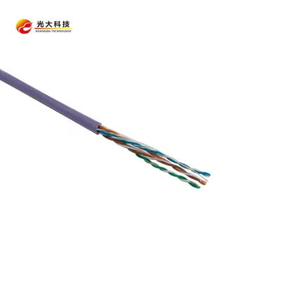 Alta qualità alta velocità personalizzata UTP/FTP/SFTP Cat5 Cat5e CAT6 CAT6A Cavo in rame nudo solido per cavo di rete Ethernet con approvazione ETL/UL/CMX/cm/CMR/CMP