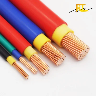 Standard IEC 2,5 mm 6 mm 16 mm illuminazione PVC Cu singolo Filo elettrico