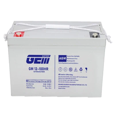 GEM 12V100ah senza manutenzione, piombo acido sigillato AGM per UPS/ Energia solare/sedia a rotelle elettrica