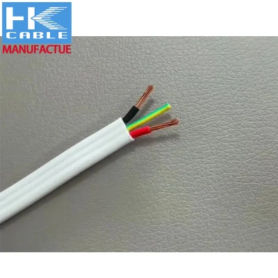  Cavo piatto TPS a 3 conduttori 1.5mm 2,5 mm in PVC da 6 mm Cavo elettrico a cavo piatto TPS isolato e di terra