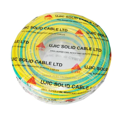 Cavo elettrico di terra verde giallo Ararillo Verde Tierra Cavo 1,0 mm 1,5mm 2,5mm 4.0mm 6.0mm