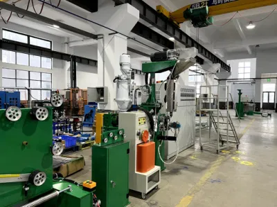 Estrusione guaina personalizzabile estrusione linea di isolamento estrusione linea per filo per cavo Linea di produzione di cavi elettrici