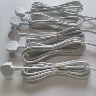 Cavo di prolunga con connettore terminale spelato cavo elettrico e spina elettrica Cavo di alimentazione UK