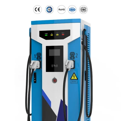 Xydf fabbrica 60 kw 120 kw caricabatteria EV ad alta efficienza doppie pistole Alimentatore per veicoli elettrici, stazione di ricarica per auto veloce CC