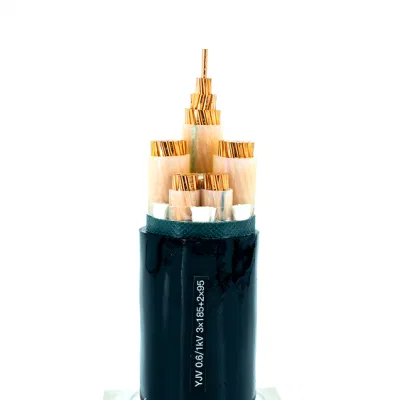 Cavo conduttore in rame puro a bassa tensione a 1-5 conduttori 0.6/1kv XLPE Cavo di alimentazione isolato in PVC/PE per linea di alimentazione principale in ingresso