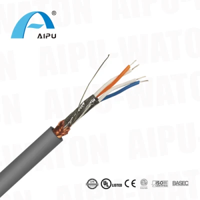 Cavo multiplo EIA RS485 in rame stagnato a 2 coppie schermato a treccia Coppia di cavi a 4 conduttori PE/PVC/LSZH per la comunicazione dati di controllo del segnale Belden