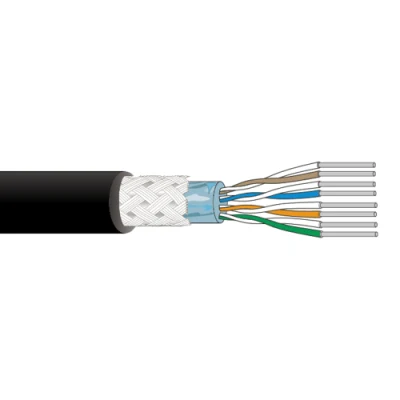 Cavo RS232 multipaiato industriale con treccia in rame stagnato da 22 AWG a 7 coppie Cavo di comunicazione del segnale di controllo in PVC/PE/LSZH con cavo in rame speciale Belden