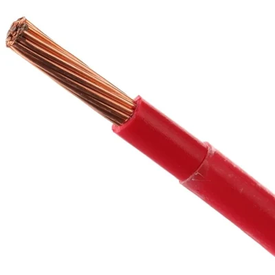 Cavi di alimentazione e cavi isolati in PVC con filo di rame puro da 2,5 mm THHN 6mm 1mm solido 100 metri 600V