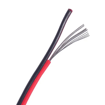 Cavo in rame rosso e nero cavo in rame stagnato parallelo flessibile Cavo elettrico per altoparlanti per cavo video