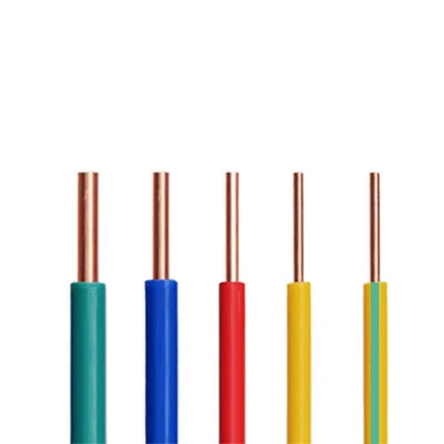 Cavo a conduttore singolo BV PVC da 2.5 mm, filo elettrico in rame Cavi rotoli di fili elettrici solidi per la messa a terra di edifici Filo