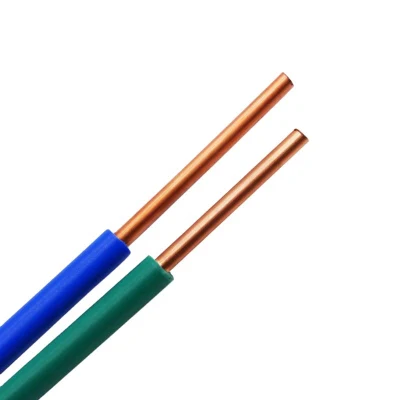 Cavo a conduttore singolo BV PVC da 2.5 mm, filo elettrico in rame Cavi rotoli di fili elettrici solidi per la messa a terra di edifici Filo