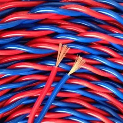 Cavo RVS cavo flessibile isolato in PVC da 100 m 2 conduttori 0.75 1.0 1.5 cavo conduttore in rame con doppino intrecciato da 2,5 mm Filo